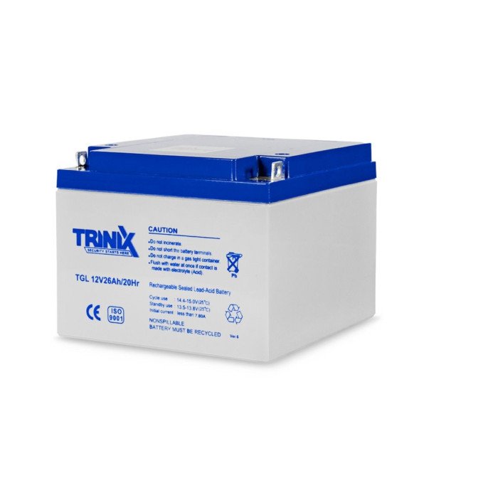 Акумуляторна батарея TGL12V26Ah/20Hr TRINIX GEL