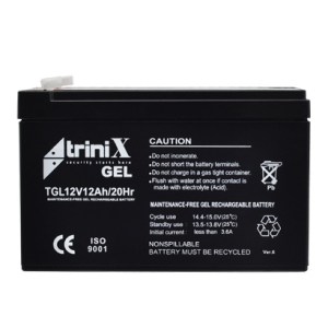 Акумуляторна батарея TGL12V9Ah/20Hr TRINIX GEL — надійне джерело резервного живлення