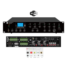 Мікшуючий підсилювач DA-240MW, 6 зон, Wi-Fi, 19''