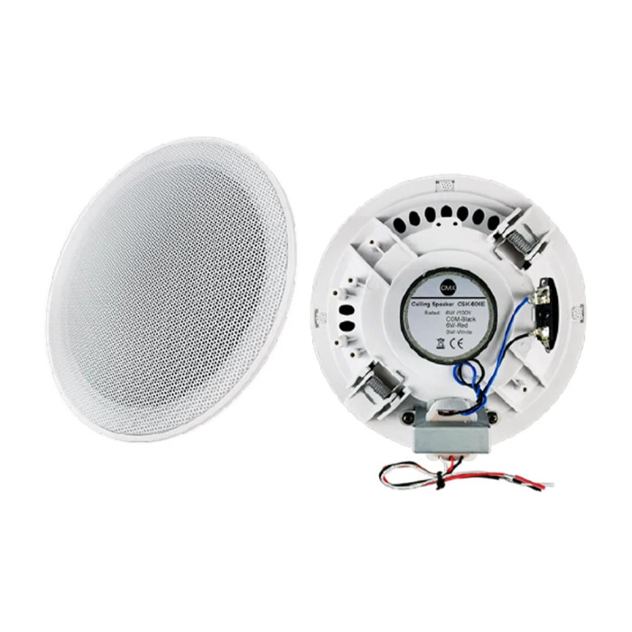 Стельовий безрамочний гучномовець CSK-606E, 6-3 Вт, 100 В, WHITE CMX
