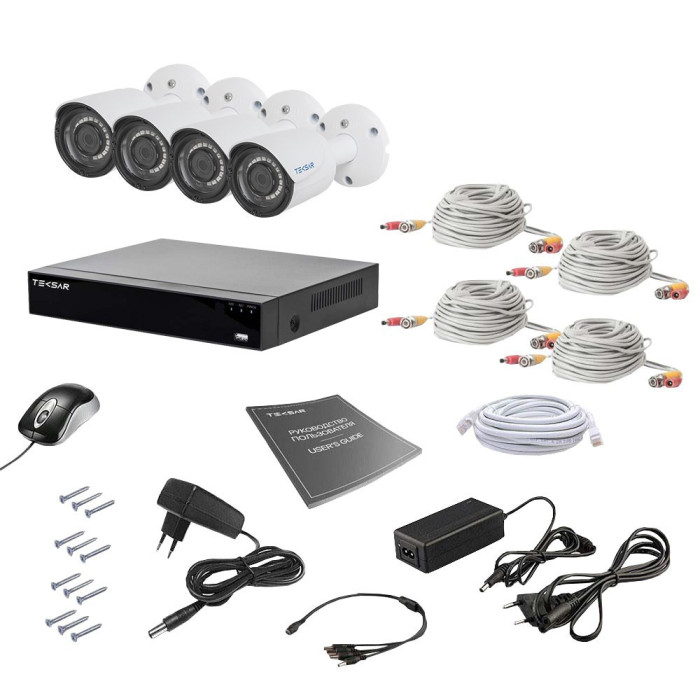 Комплект відеоспостереження 4OUT 2MEGA