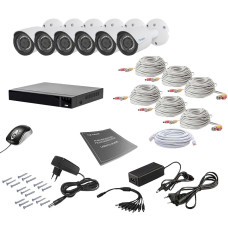 Комплект відеоспостереження 6OUT 2MEGA
