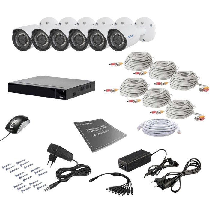 Комплект відеоспостереження 6OUT 2MEGA