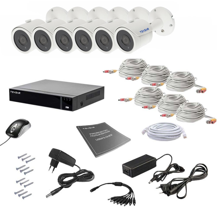 Комплект відеоспостереження 6OUT 5MEGA