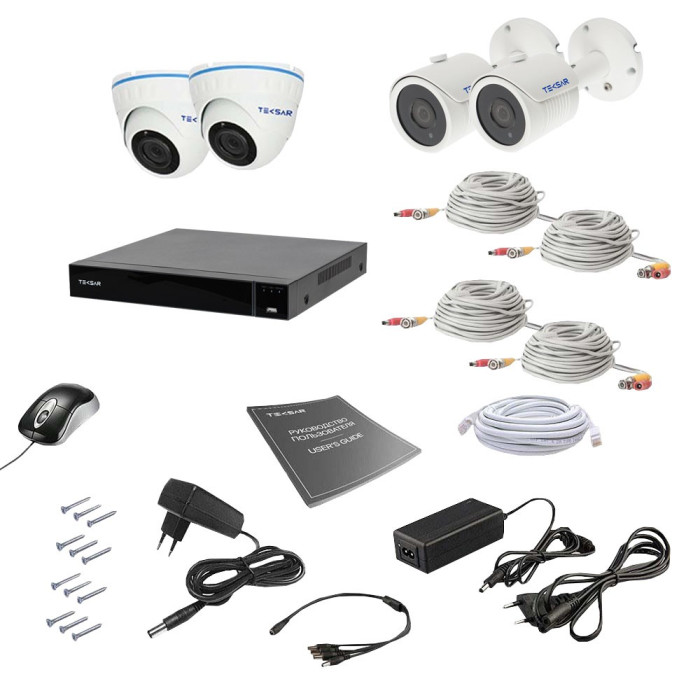 Комплект відеоспостереження AHD 4MIX 8MEGA