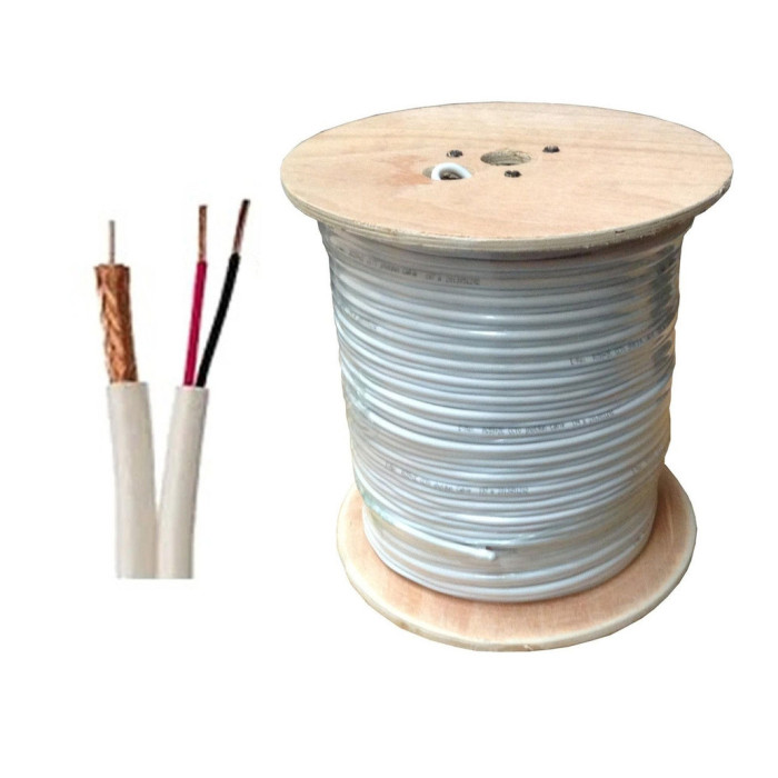 Trinix RG59+2*0,44 mm 305M/Roll - Комбінований кабель внутрішній бухта 305 м