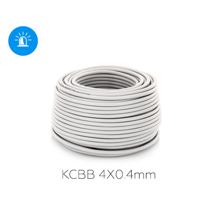 Кабель сигнальний мідний монолітний КСВВ 4X0.4mm, 100M/Roll