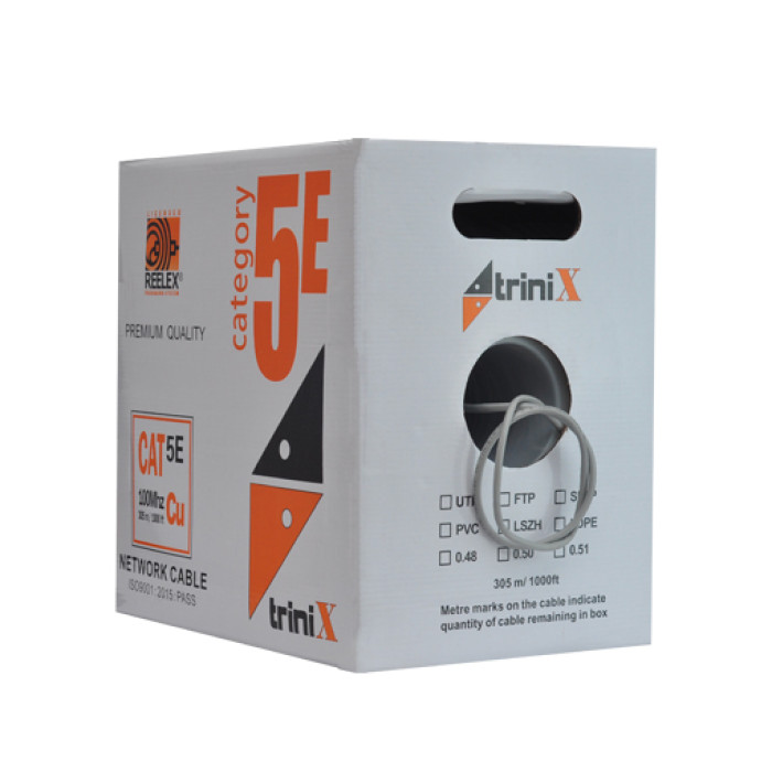 Кабель FTP CAT5E CCA TRINIX (305 М)