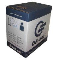 Кабель КПВЕ-ВП (200/100) 4*2*0,51 (FTP-cat.5E), OK-net, CU, екран., для внутр. робіт, 305м.